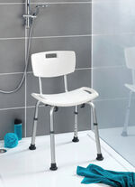 2-in-1 badstoel/kruk voor veilig baden en douchen 
