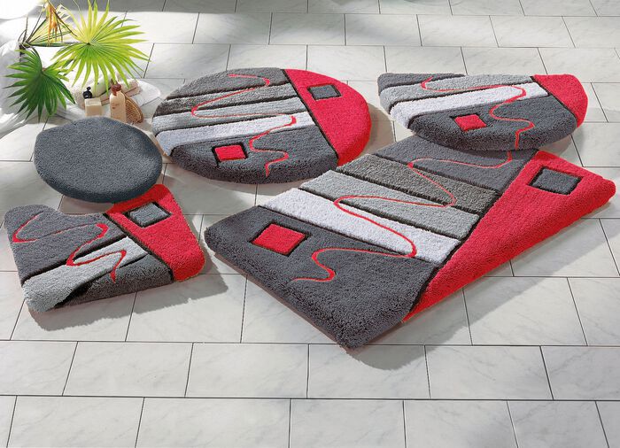 Handgemaakte badkamerset in harmonieuze kleuren 