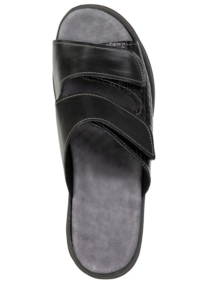 Comfortabele damesmuiltjes, breedte K, met klittenbandsluiting 