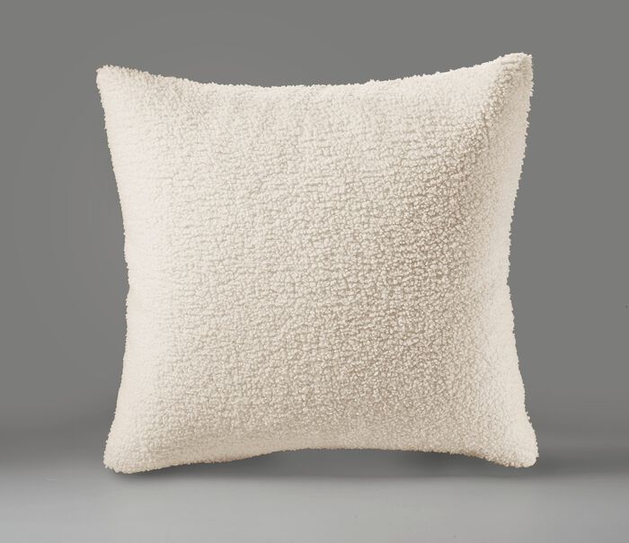 Dekens en kussens met een donzige, zachte teddy voorkant CR&Egrave;ME