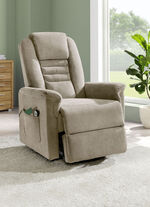 Tv-fauteuil met motor en opstahulp BEIGE