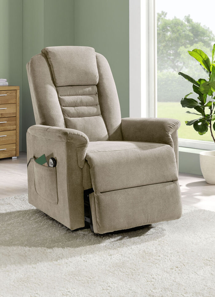Tv-fauteuil met motor en opstahulp BEIGE