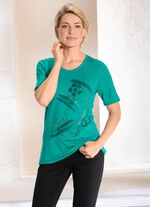 Shirt met flatlocknaad in 2 kleuren BENZINE