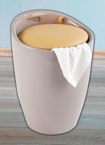 Kruk met opbergruimte TAUPE