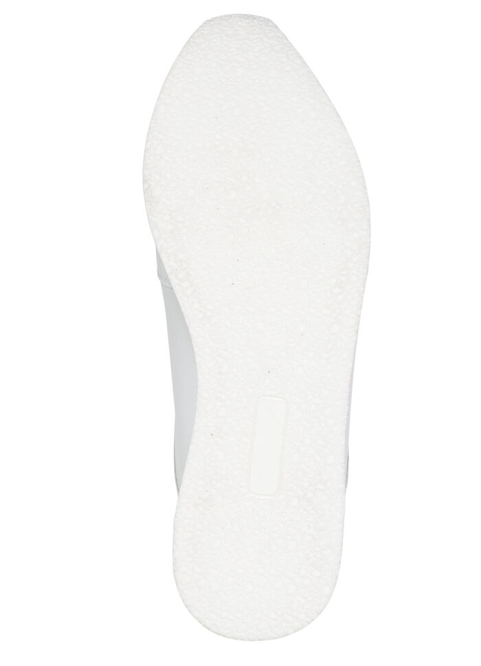 ELENA EDEN, comfortabele damessneakers, breedte G, met uitneembaar voetbed WIT