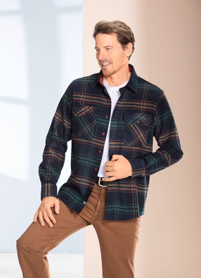 Geruit overshirt van "Milano Italy" 