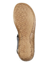 ELENA EDEN, klassieke damessandalen, breedte G, met klittenbandsluiting BLAU