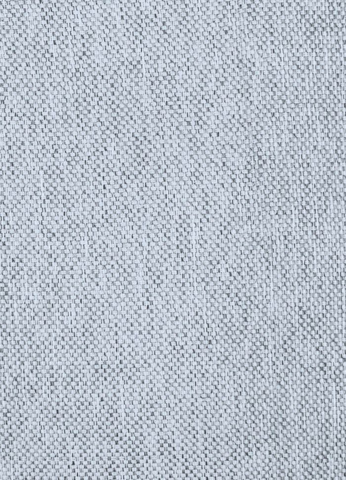 Ondoorzichtige verduisterende sjaal in gestructureerde linnenlook GRIJS