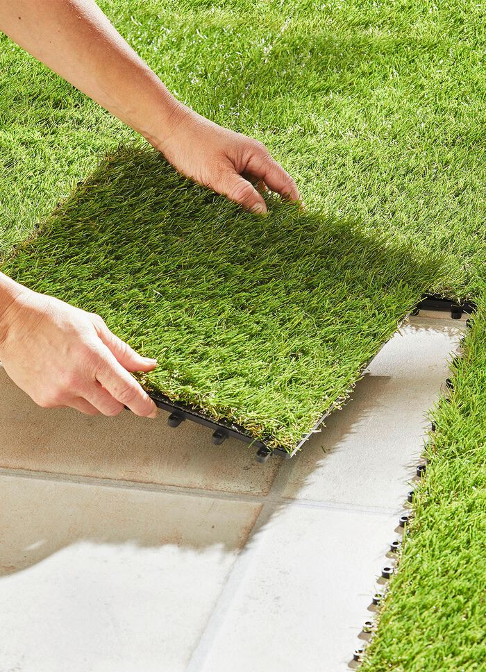 Polypropyleen gazontegels, set van 10 