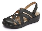 Gemini sandaal van gekleurd rundnappaleer 