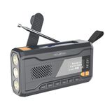 Solar crankradio met DAB+ en FM-tuner 