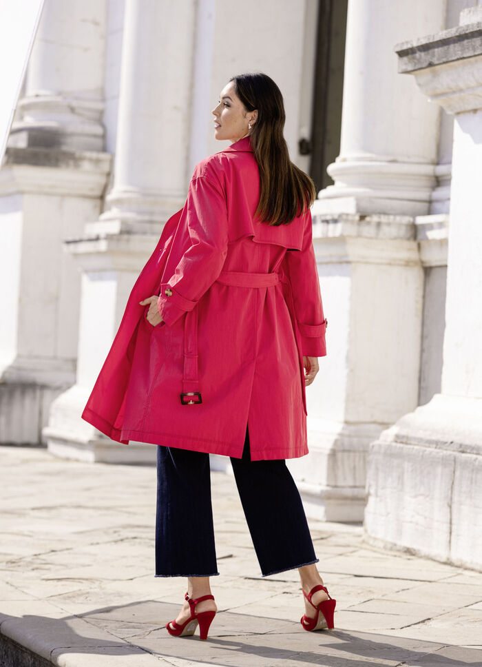 Trenchcoat met riem 
