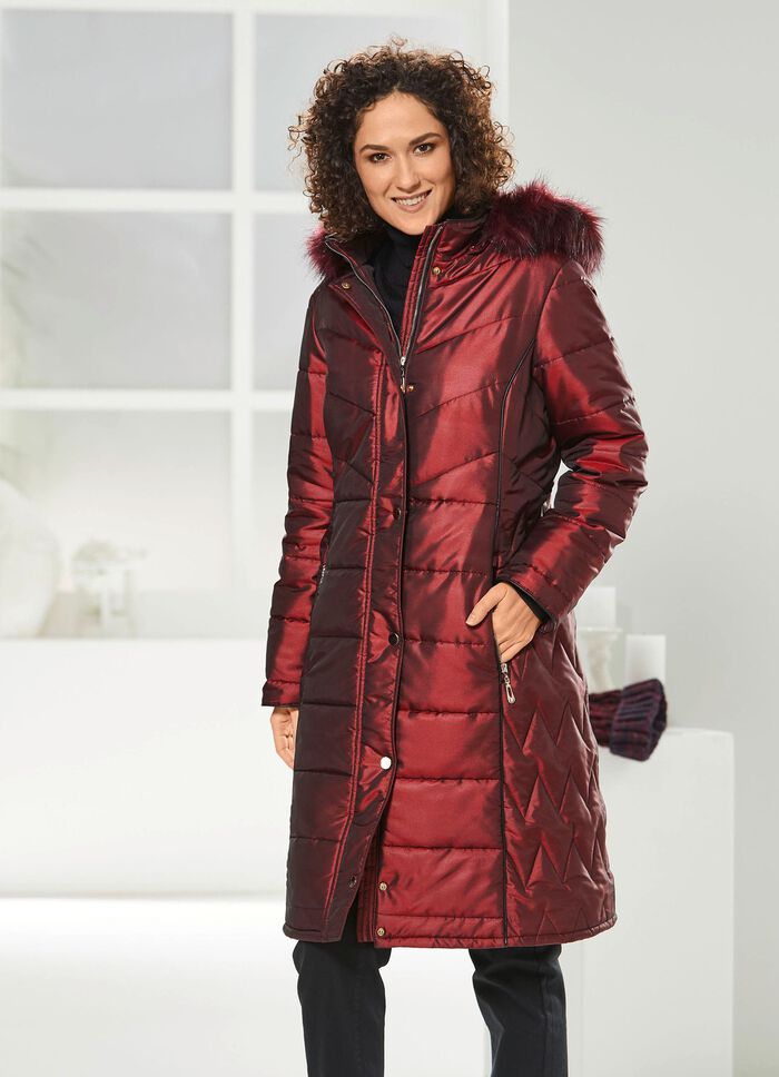 Jas met contrasterende bies 