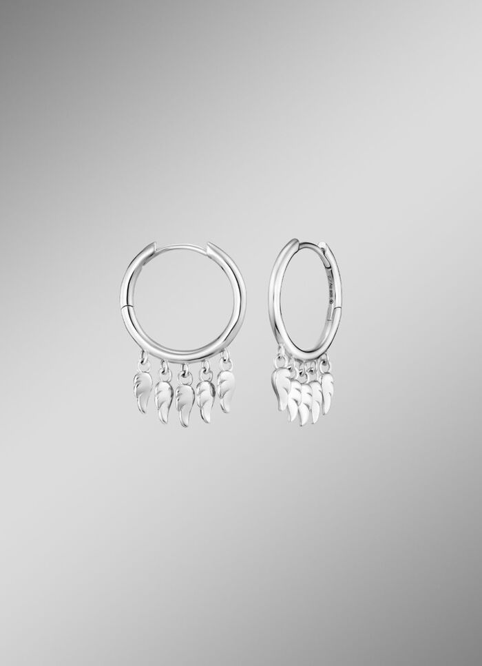 Oorringen met 5 vleugels 