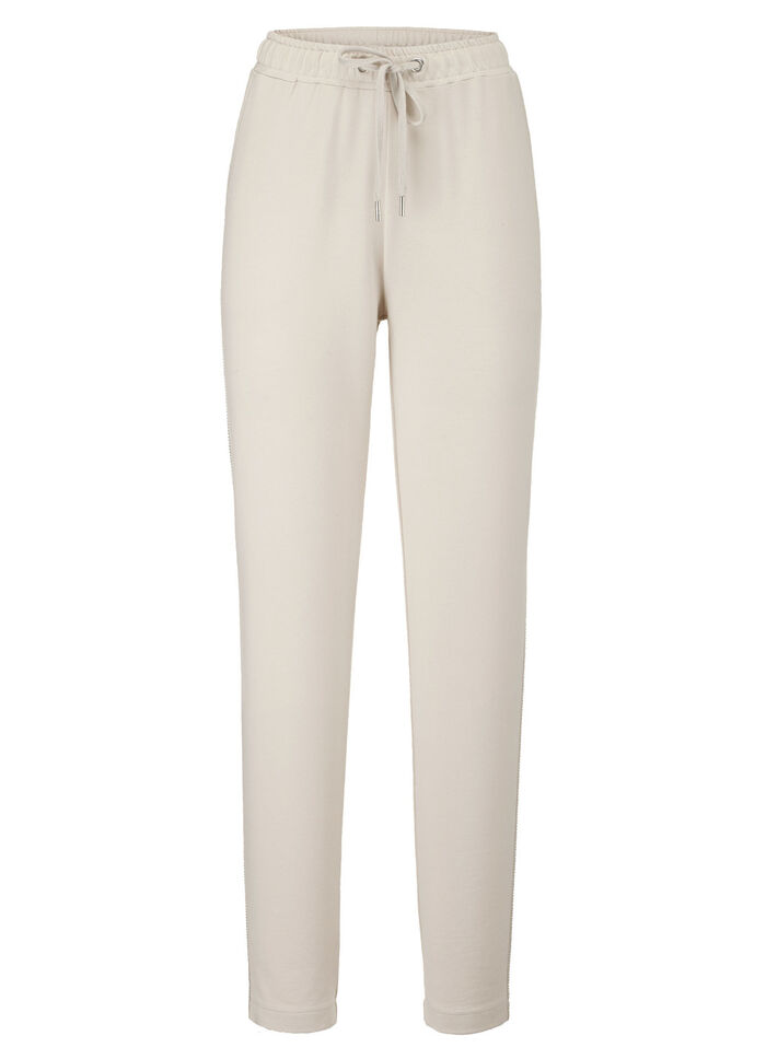 Broek in joggingstijl ZAND