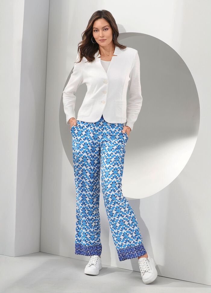 Blouseblazer met schoudervullingen 