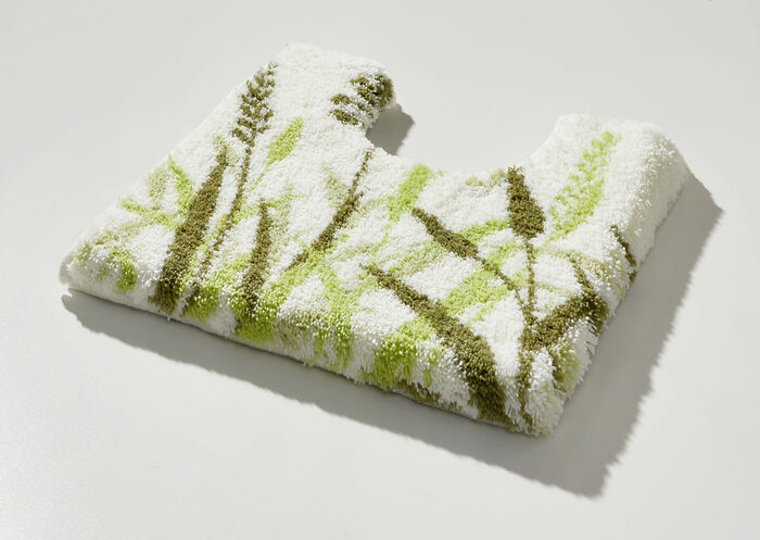 Naturel badkamerset met grasmotief NATUUR