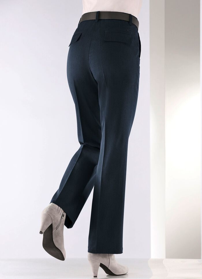 Broek met elastische tailleband aan de achterkant 