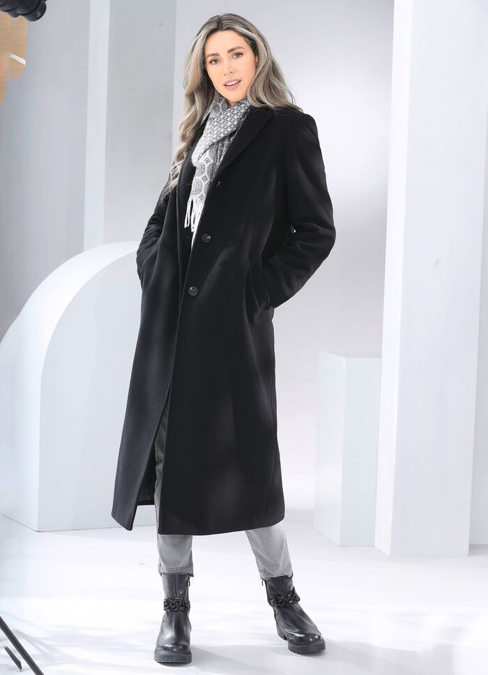 Jas met knoopsluiting 