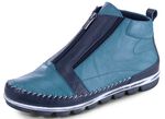 Gemini gekreukt mocassin laarsje BLAUW