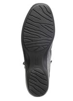 ELENA EDEN laarsje met een subtiele gekreukelde structuur en metalen sieraden 