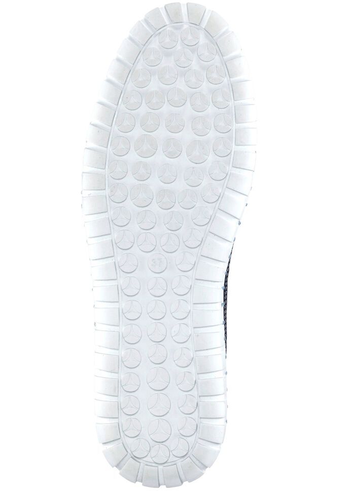 Gemini pantoffels van zomers geperforeerd rundnappaleer MARINE