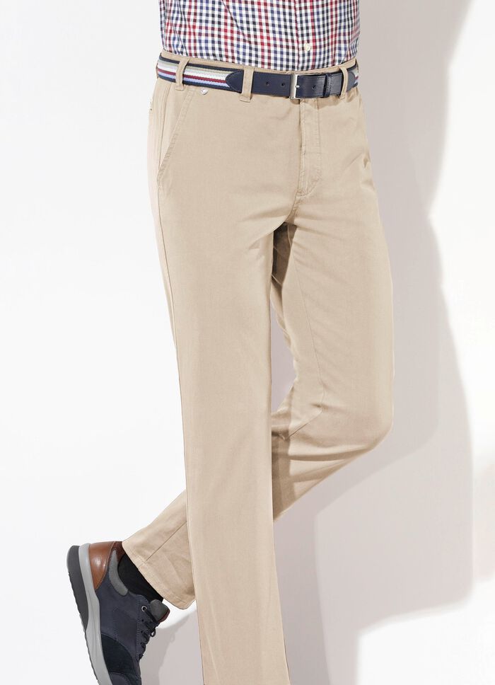 Broek "Br&uuml;hl" met riem in 3 kleuren 