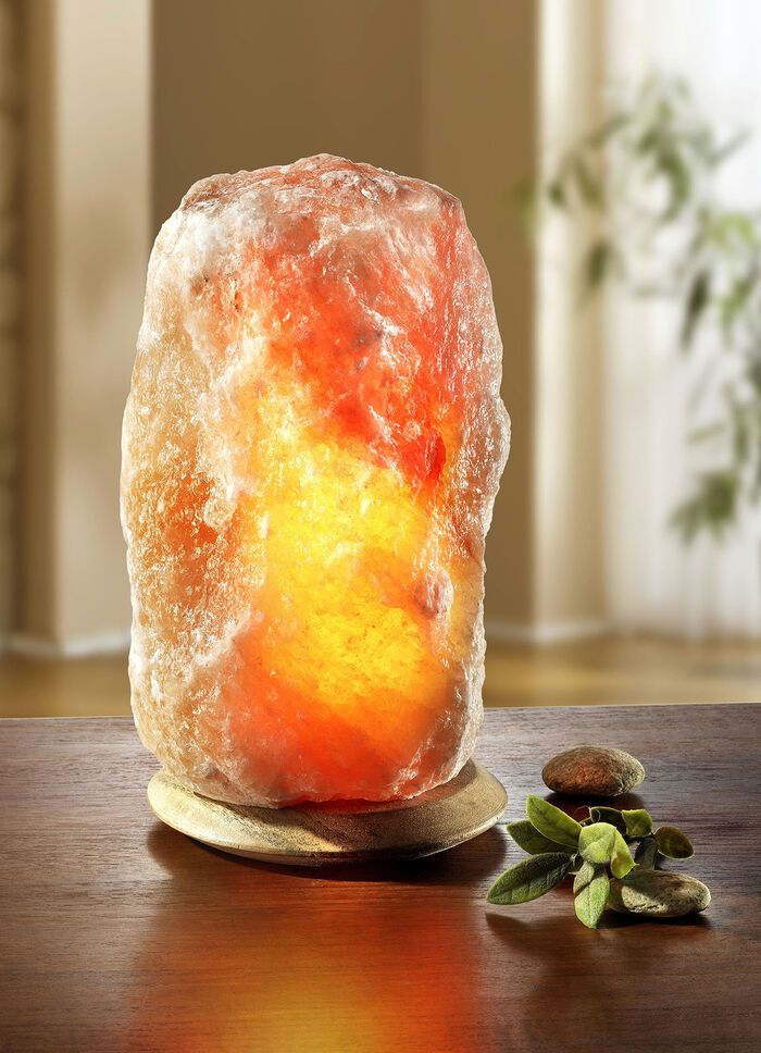 Verlicht zoutkristal 