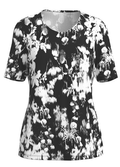 Shirt met bloemmotief 