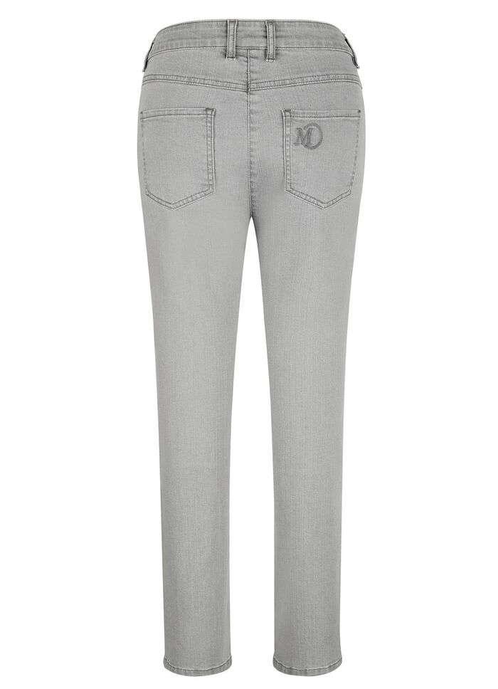 Enkellange jeans in 5-pocket-model 