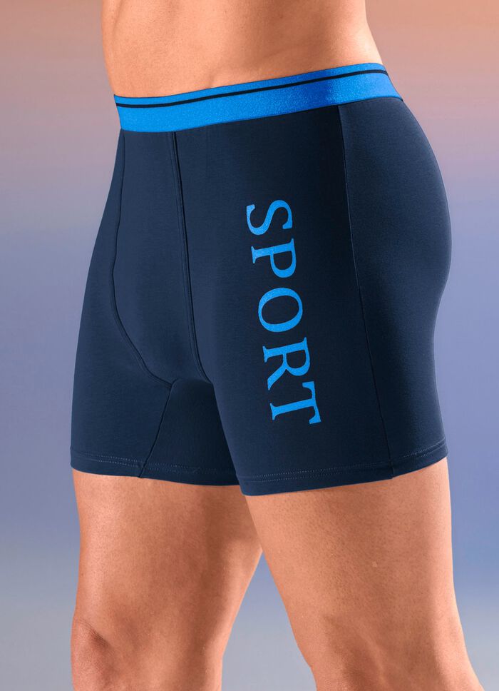 Vierpak broeken met elastische tailleband 