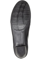 ELENA EDEN, elegante dames trotteur, breedte G, met uitneembaar voetbed ZWART