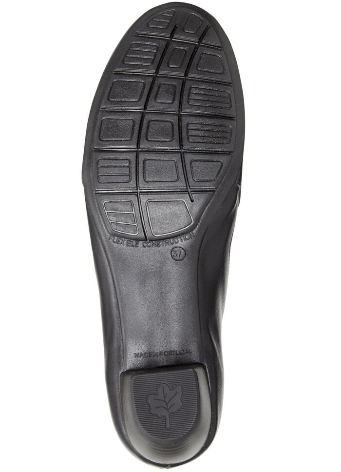 ELENA EDEN, elegante dames trotteur, breedte G, met uitneembaar voetbed ZWART