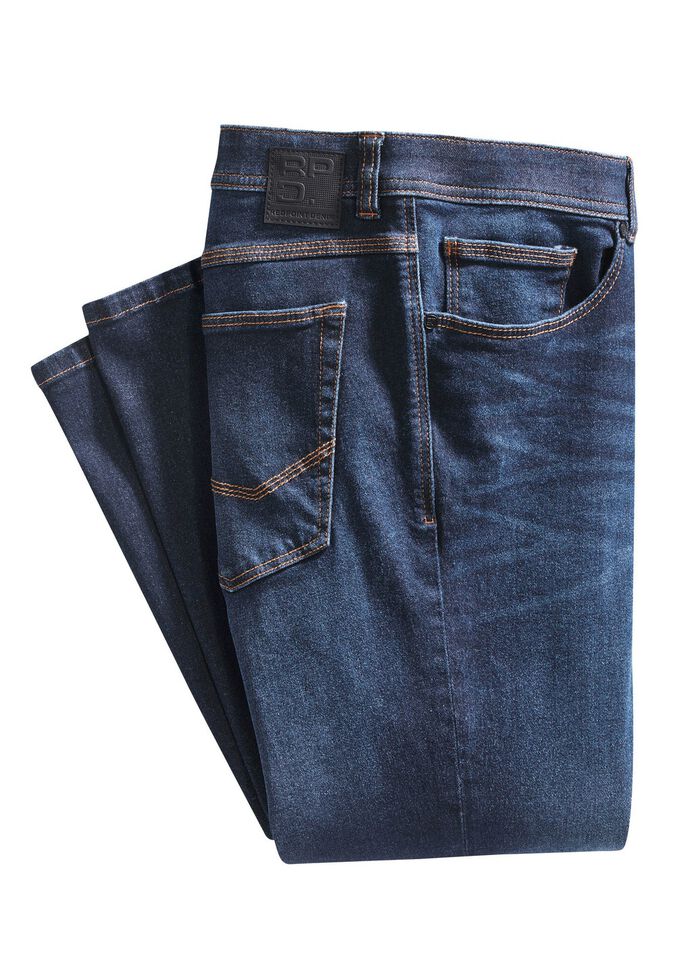 Jeans van "Redpoint" met elastische tailleband in 4 kleuren 
