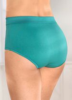 Set van drie gevormde slips met kanten inzetstukken 