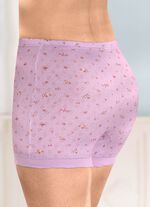 Verpakking van vier slipjes met een fijn opengewerkt design 