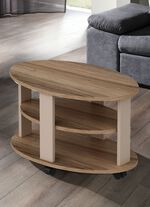 Salontafel op wielen 