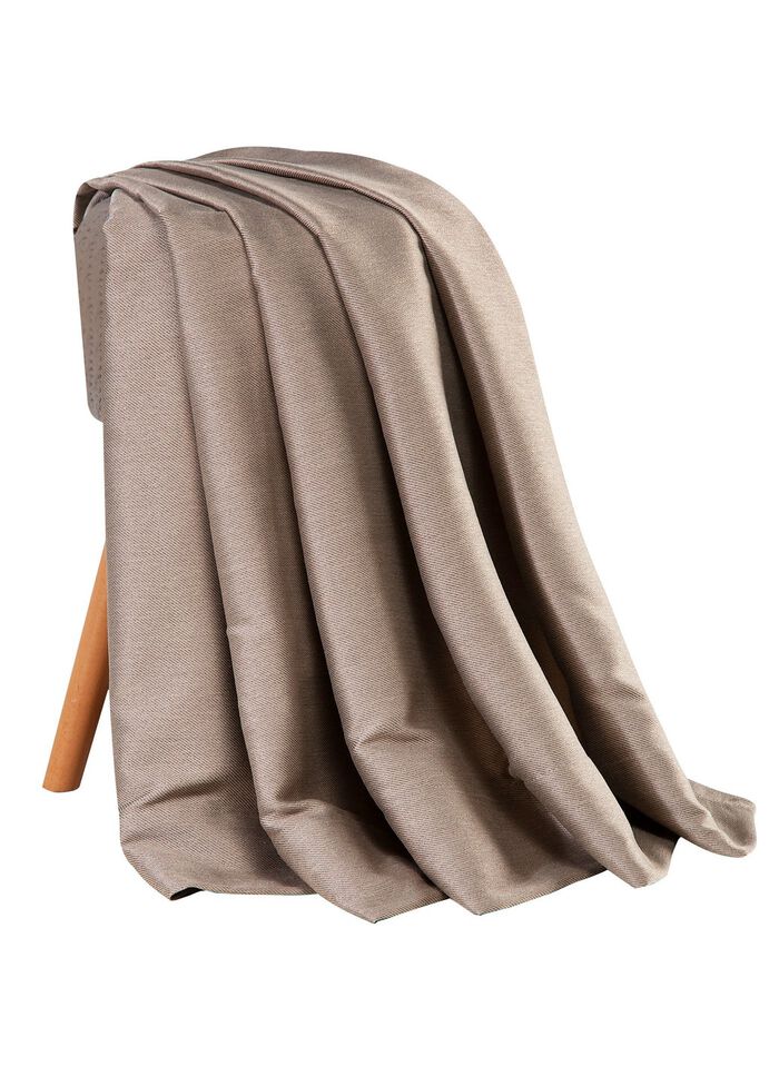 Unieke enkele sjaal met multifunctionele band TAUPE