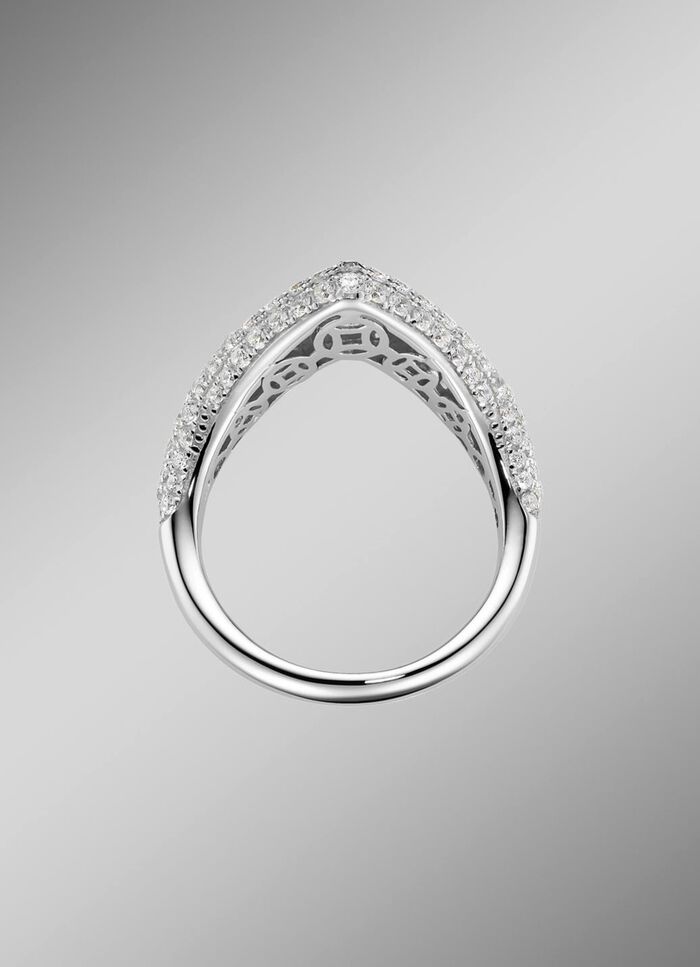 damesring met zirkonia 