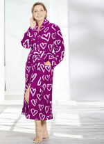 Badjas met leuke hartjesprint 