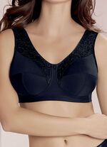 Anita reliëfbeha ZWART