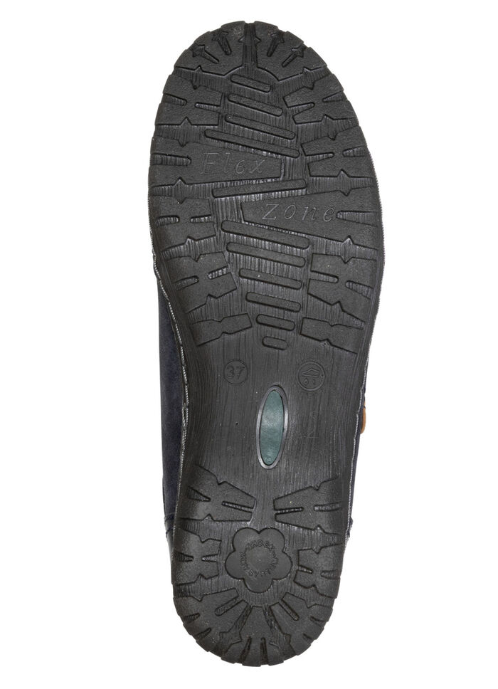ELENA EDEN, comfortabele dames veterschoenen, breedte G, met uitneembaar voetbed MARINE