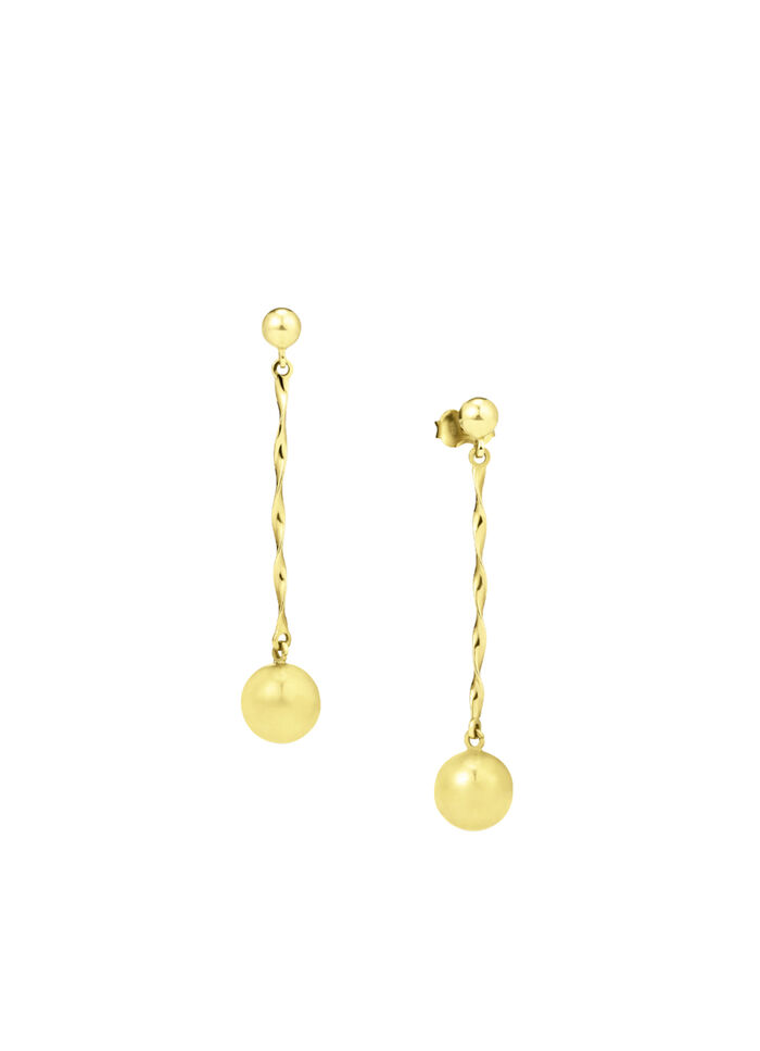 Oorbellen met balletjes 