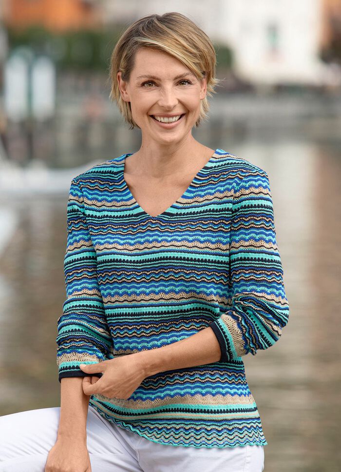 Trui gemaakt van duurzaam gerecycled katoen 