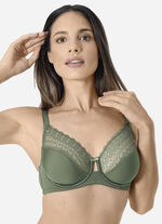 Sassa two-pack beugelbeha 1X OLIJFGROEN, 1X WIT
