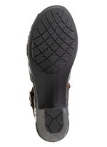 Gemini, modieuze damessandalen, breedte G, met elastische band SCHWARZ-GRAU