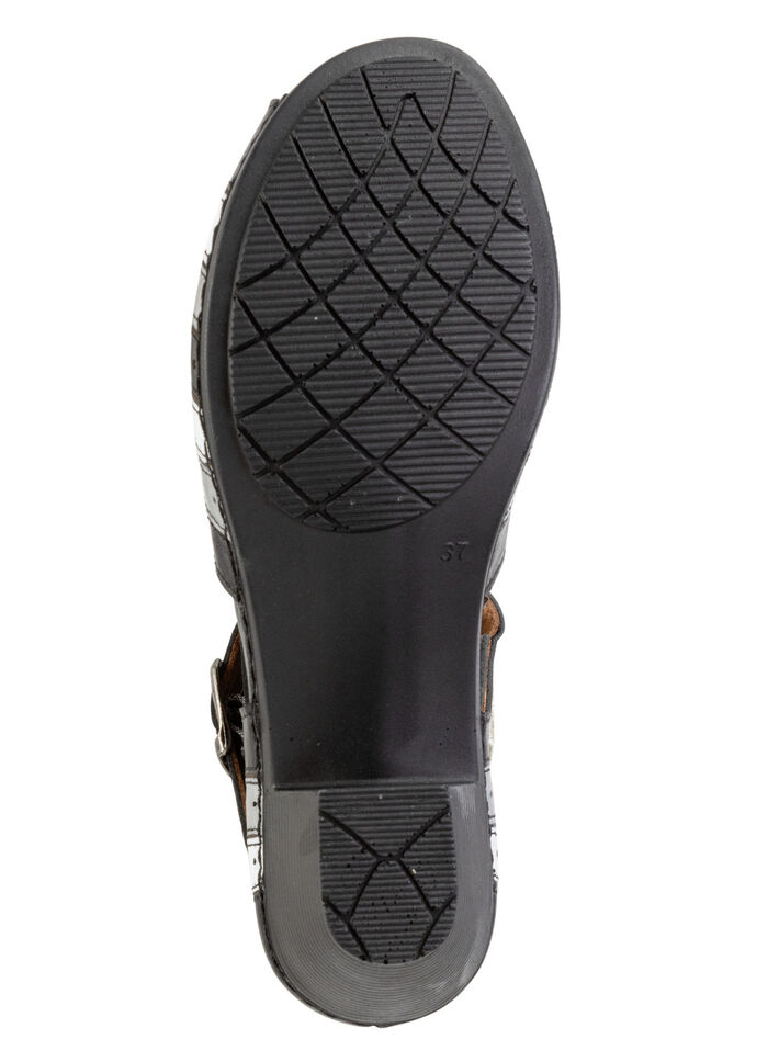 Gemini, modieuze damessandalen, breedte G, met elastische band SCHWARZ-GRAU