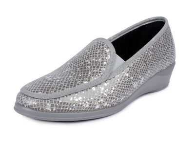 Mocassins in elegante krokodillenlook 
