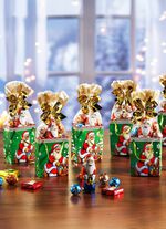 Kerstzakjes, set van 5, met zoete vulling 