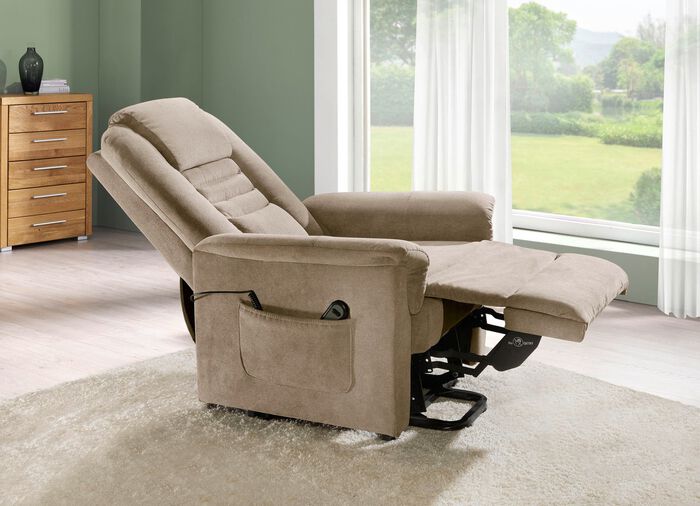 Tv-fauteuil met motor en opstahulp 